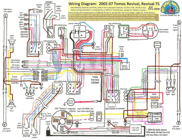 Wiring Diagrams « Myrons Mopeds