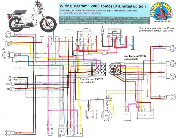 Wiring Diagrams « Myrons Mopeds