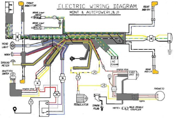 Wiring Diagrams « Myrons Mopeds