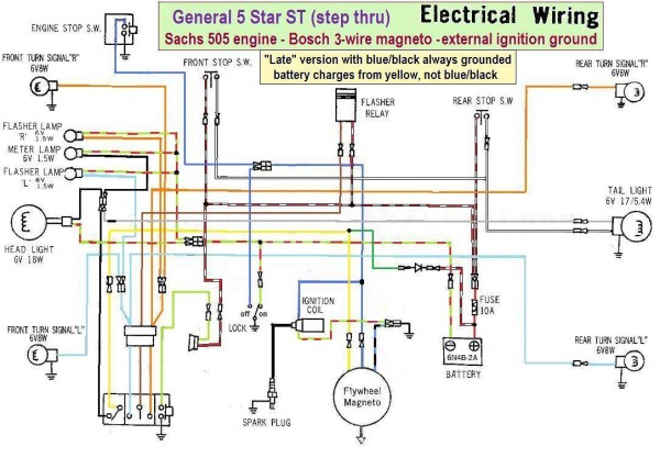 Wiring Diagrams A to Z for thee! « Myrons Mopeds