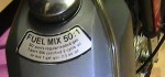 AMF 140 oil mix sticker