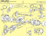 Benelli G2 engine parts color