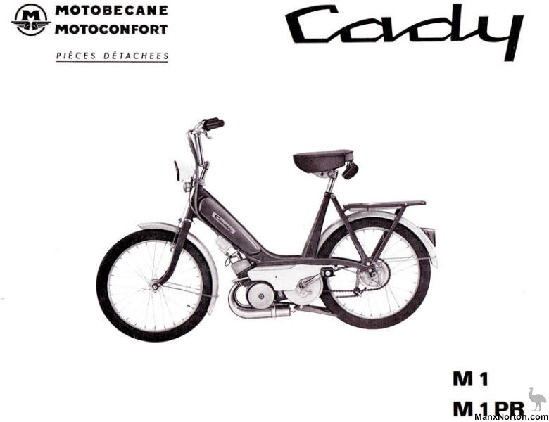 Motobecane - Mobylette AV88 1959 - IXO Junior - 1/24 - Voiture
