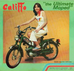 1978 Califfo moped made by C. Rizzato Padova, Italy distributed by Promark Products Ohio USA