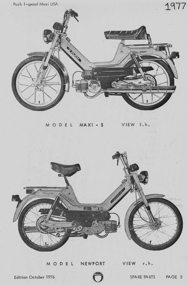 Puch US Models « Myrons Mopeds