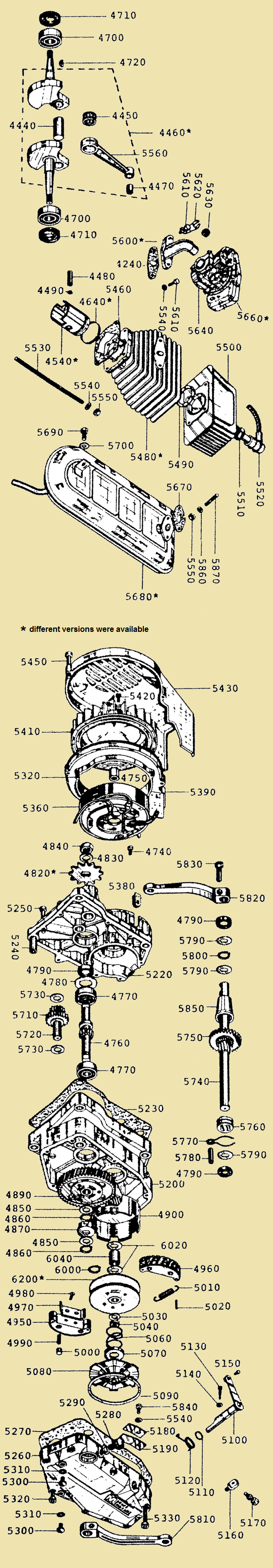 Piston Ring Set for MINARELLI 49 V1 SPORT Turbo 38.8mm 