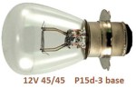 12V 45-45w P15d-3 bulb