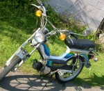 1981 Indian AMI50 white with cool stripes Mira aluminum wheels