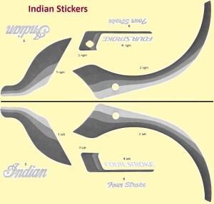 Indian Parts Book 10a Stickers