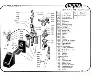 Gurtner AR13-488 parts (for AV87)