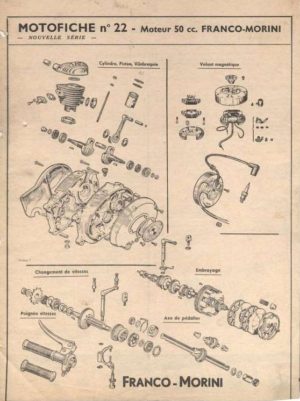 Franco Morini 50Cc Engine Diagram / Full Gasket Set Franco Morini S6