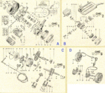 Guzzi Chiu engine parts illustration